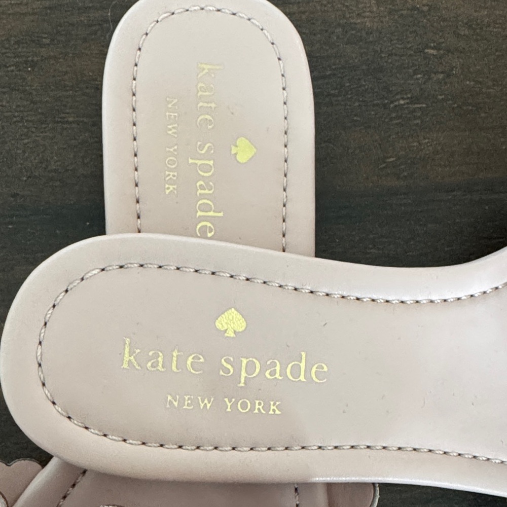 kate spade Pink Floral Cutout Slide Sandals - Picture 2 of 4